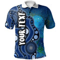 custom-text-aborignal-polo-australia-indigenous-flag-circle-dot-painting-art-blue