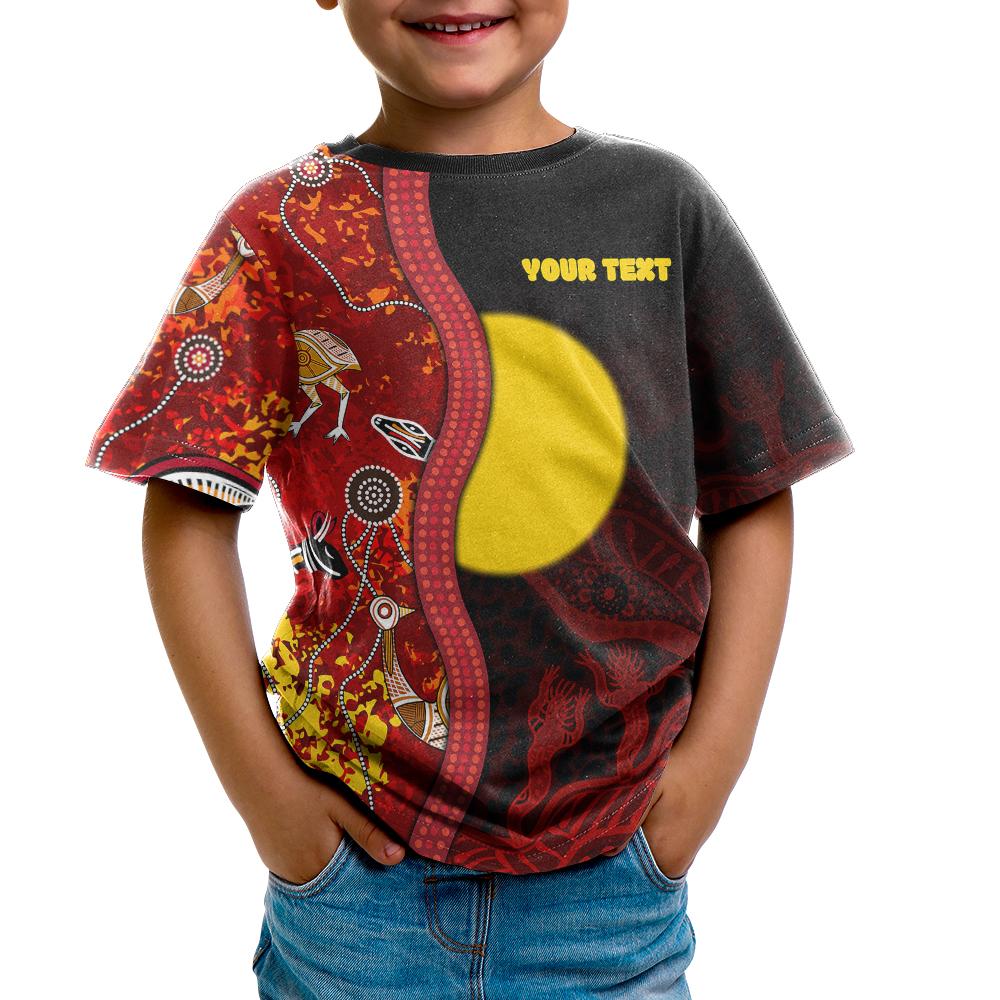 custom-kids-aboriginal-t-shirt-red-indigenous-flag