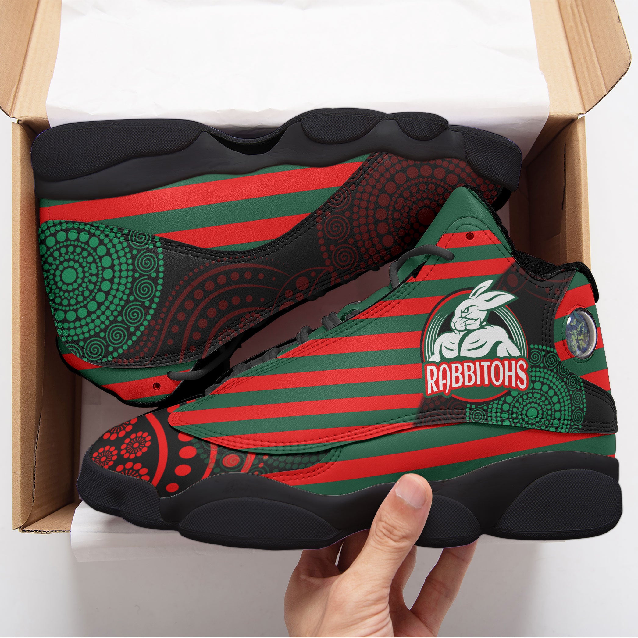 rabbitohs-rugby-high-top-basketball-shoes-j13-rabbitohs-super-style-high-top-sneakers-j13