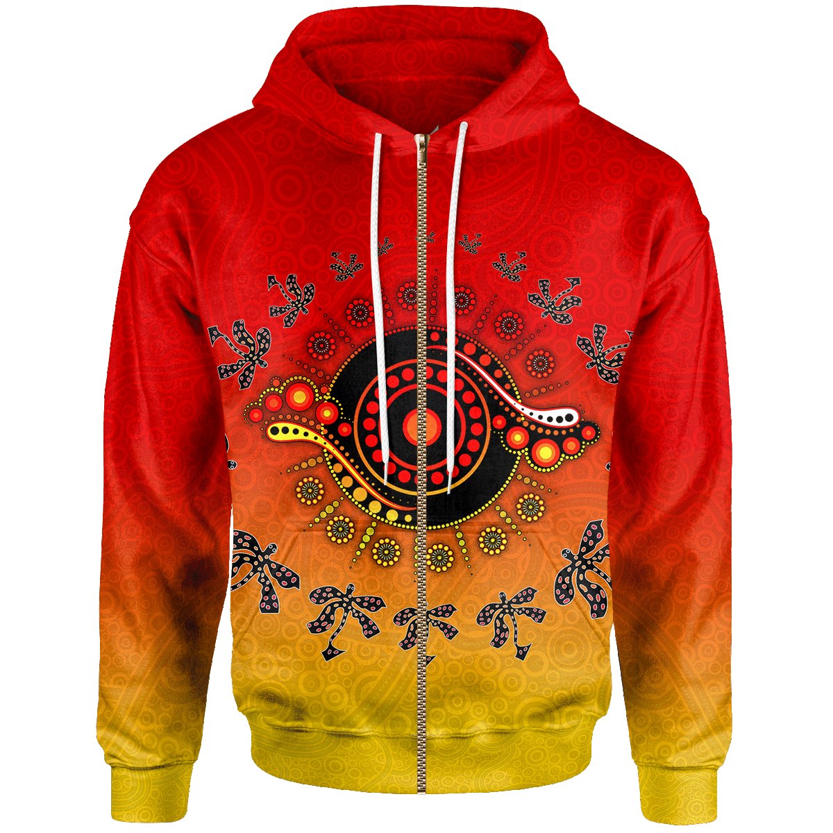 zip-up-hoodie-circle-pattern