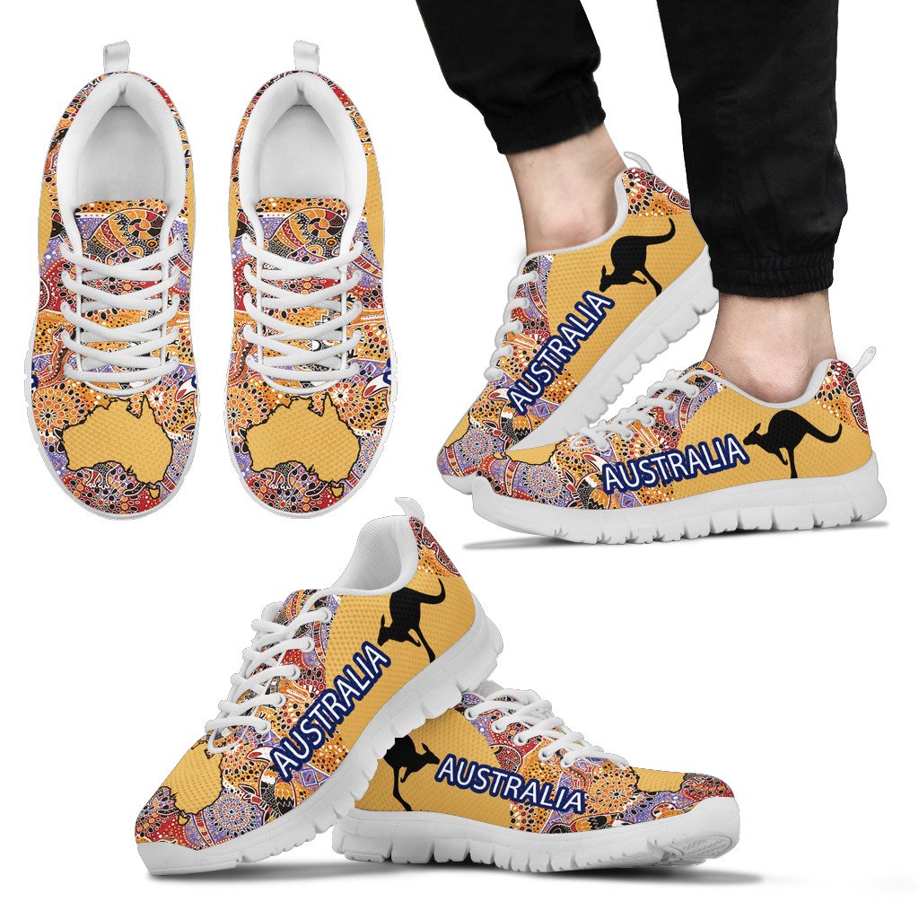 aboriginal-sneakers-australian-map-kangaroo-symbol-koala-kookaburra-patterns