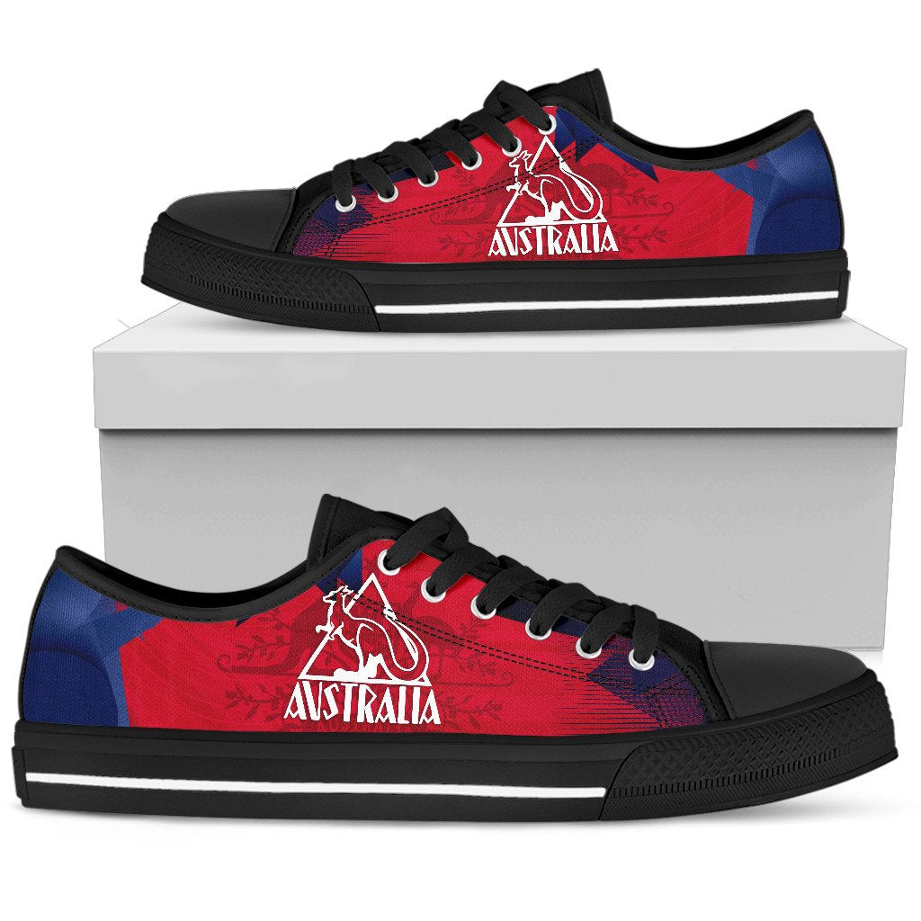 canvas-shoes-kangaroo-symbol-shoes-australian-coat-of-arms-low-top