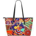 aboriginal-leather-tote-bag-australian-map-dot-painting
