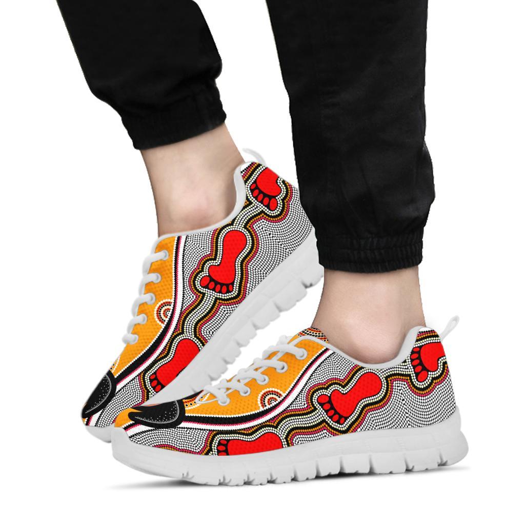 aboriginal-sneakers-turtle-patterns-aus-flag-footprint-dot-painting