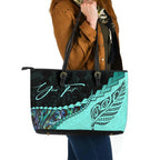 signature-custom-paua-shell-maori-silver-fern-leather-tote-bag-turquoise
