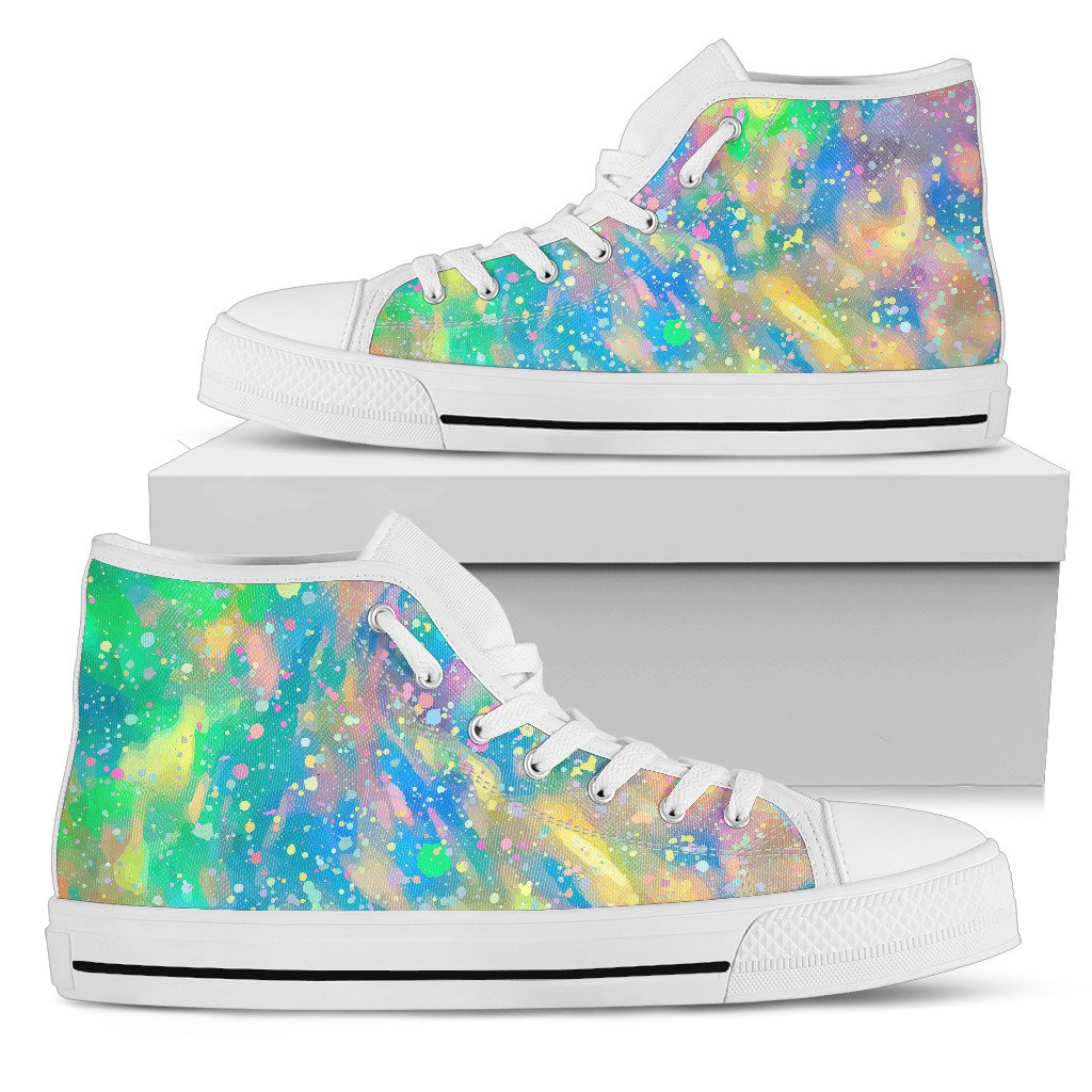 canvas-shoes-opal-gemstone-shoes-color-art-high-top