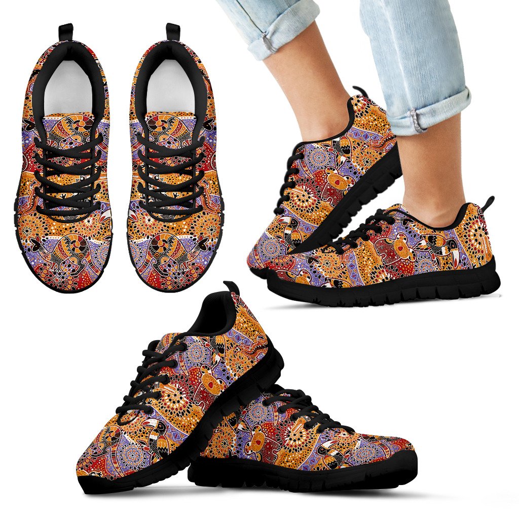 aboriginal-sneakers-koala-kangaroo-patterns-animals-shoes