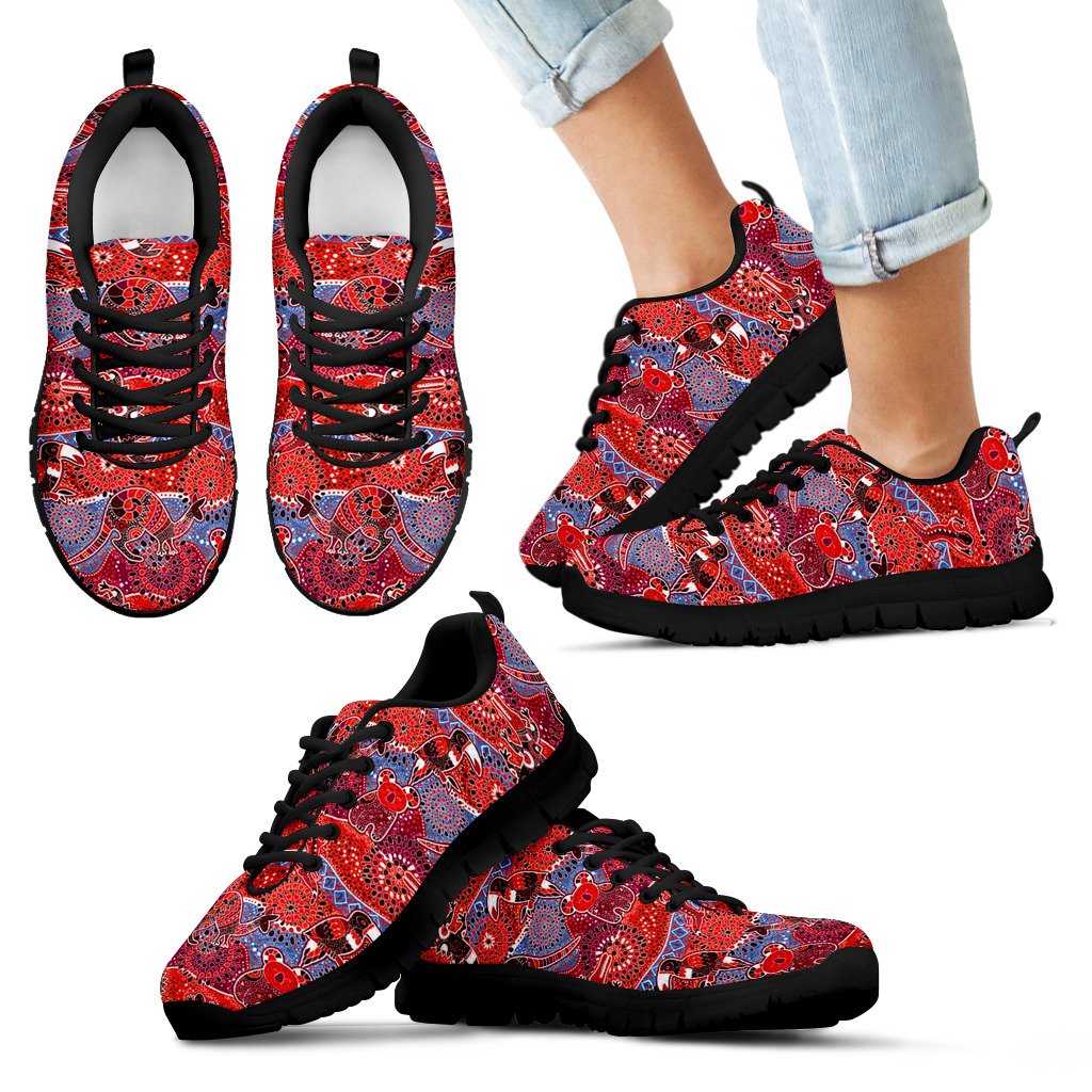 aboriginal-sneakers-koala-kangaroo-patterns-bohemian-style