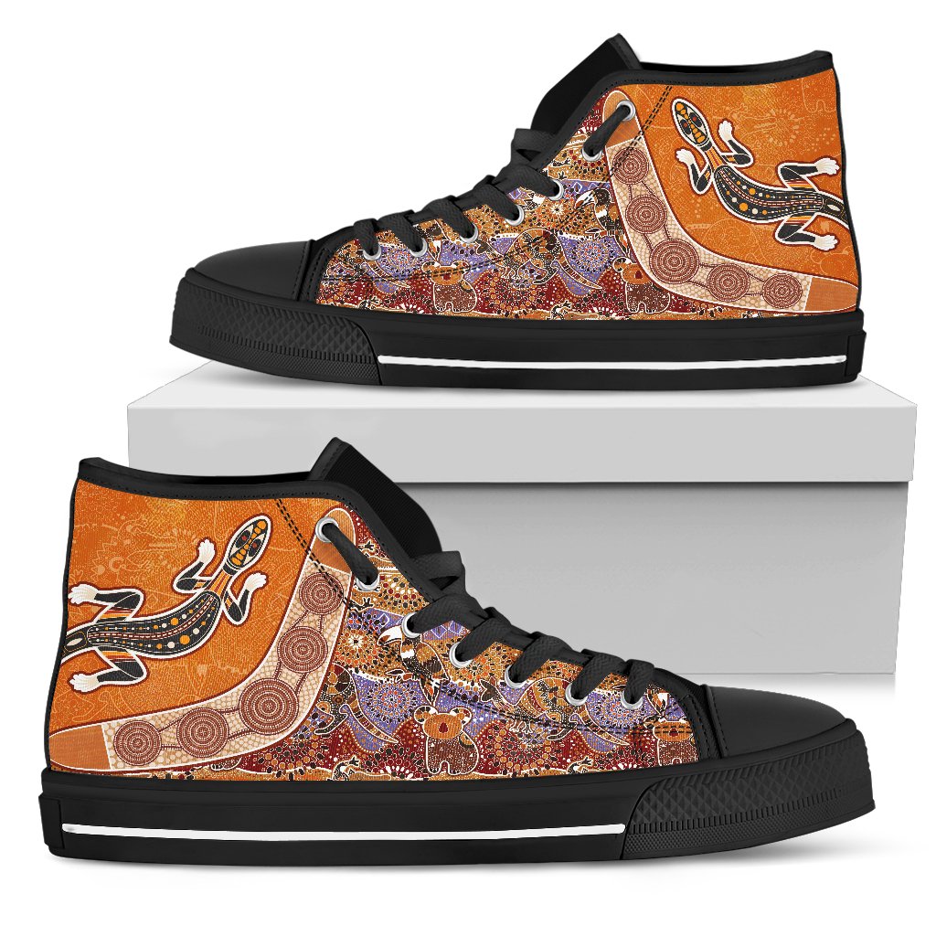 canvas-shoes-aboriginal-patterns-shoes-australian-animals-high-top