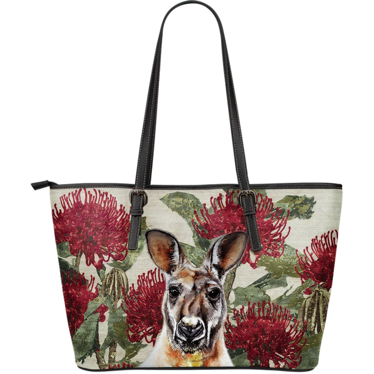 leather-tote-kangaroo-bag-waratah-painting-16-x-5-x-10-inches