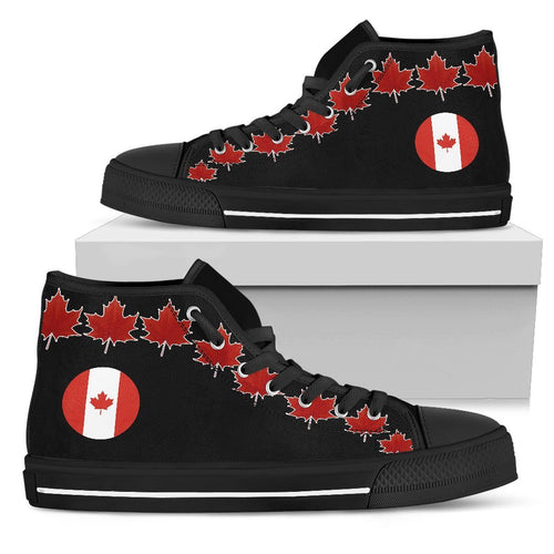canada-flag-and-maple-leaf-high-top-canvas-shoes