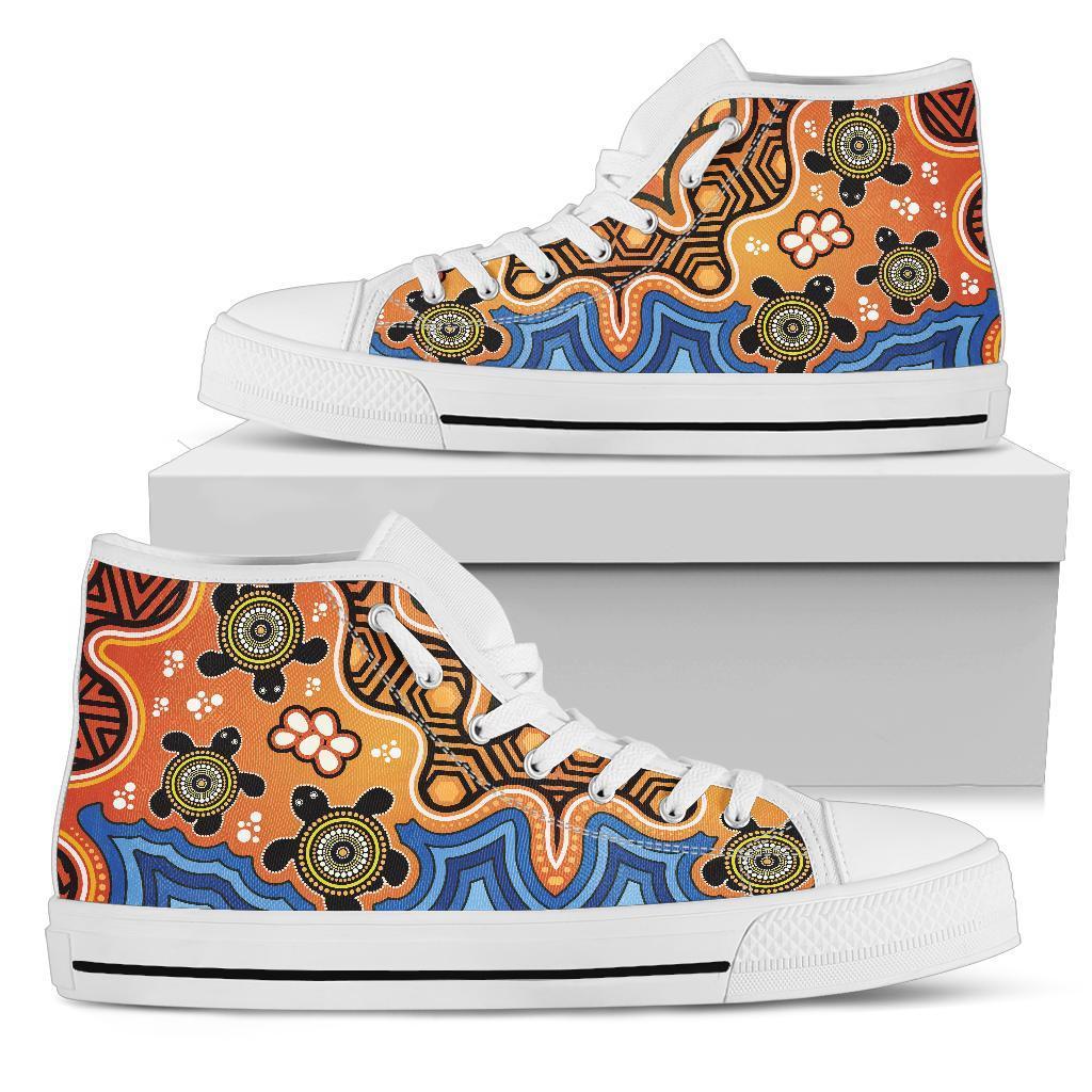 aboriginal-high-top-shoes-indigenous-art-patterns-ver04