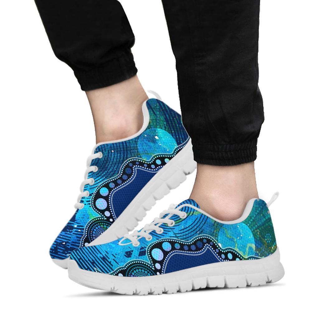 aboriginal-sneakers-australia-indigenous-flag-circle-dot-painting-art-blue