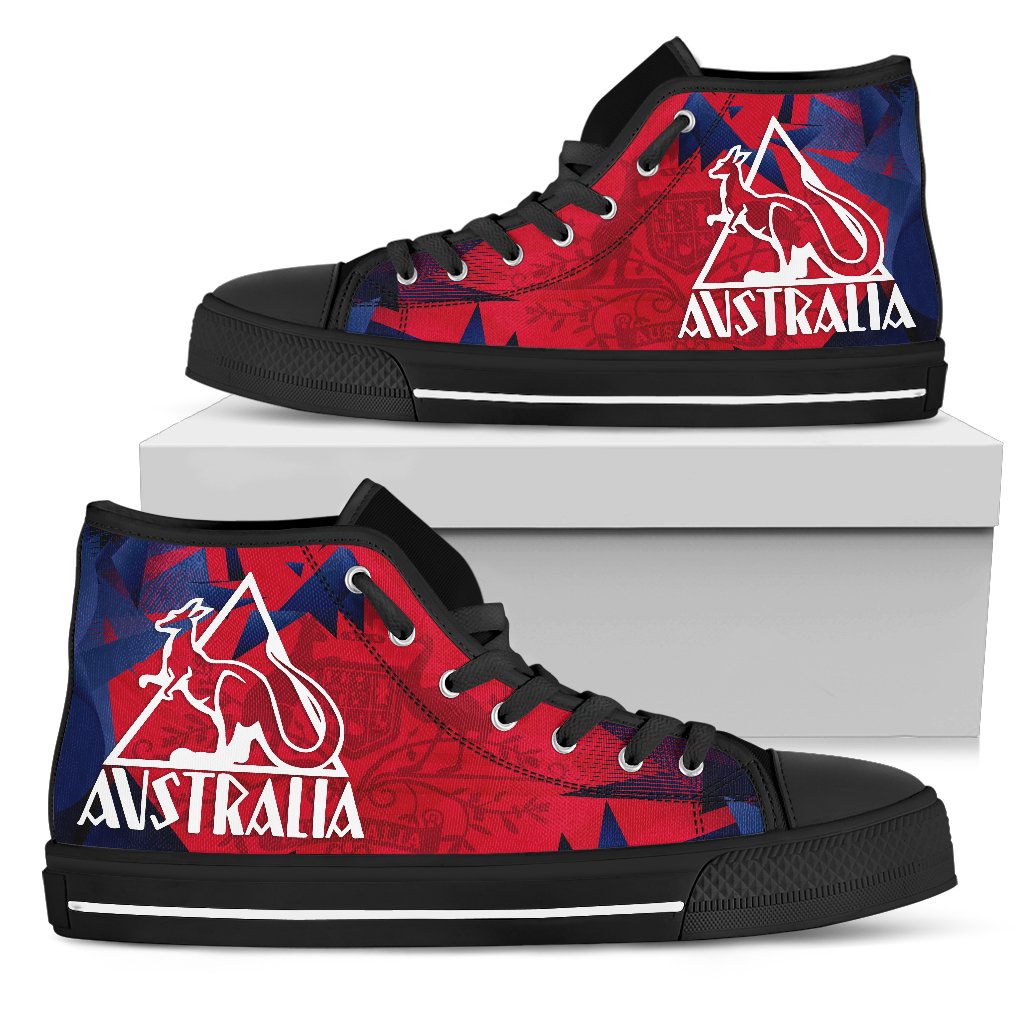 canvas-shoes-kangaroo-symbol-shoes-australian-coat-of-arms-high-top