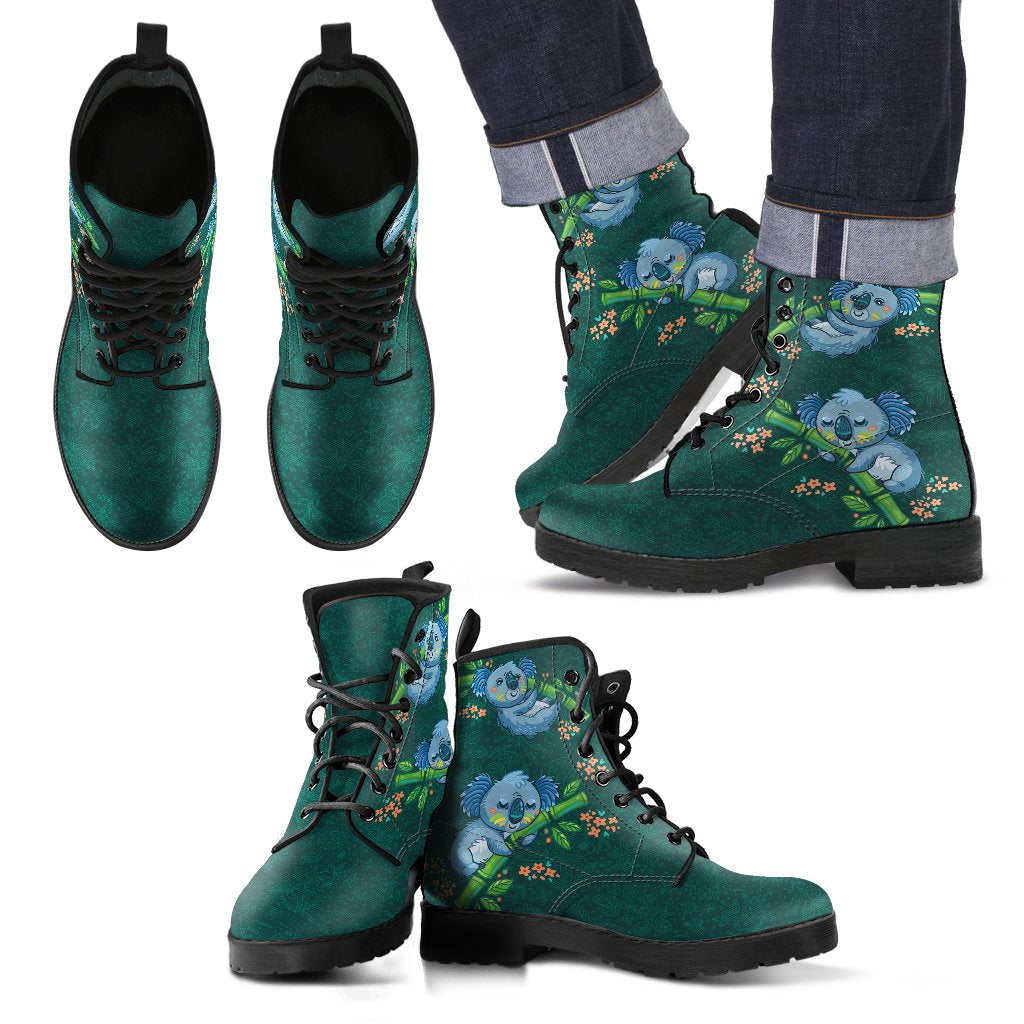 leather-boots-koala-shoes-sleeping-on-tree-unisex