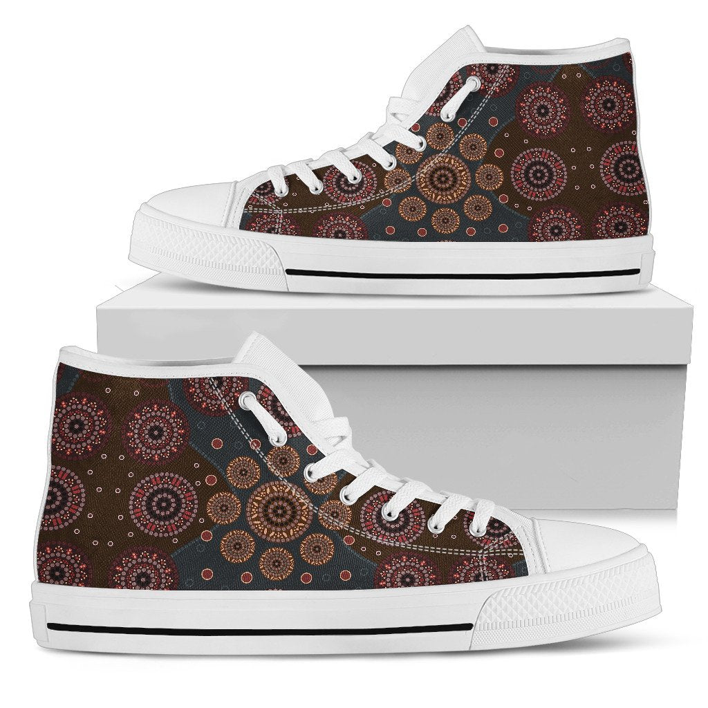 canvas-shoes-aboriginal-dot-painting-shoes-ver02-high-top