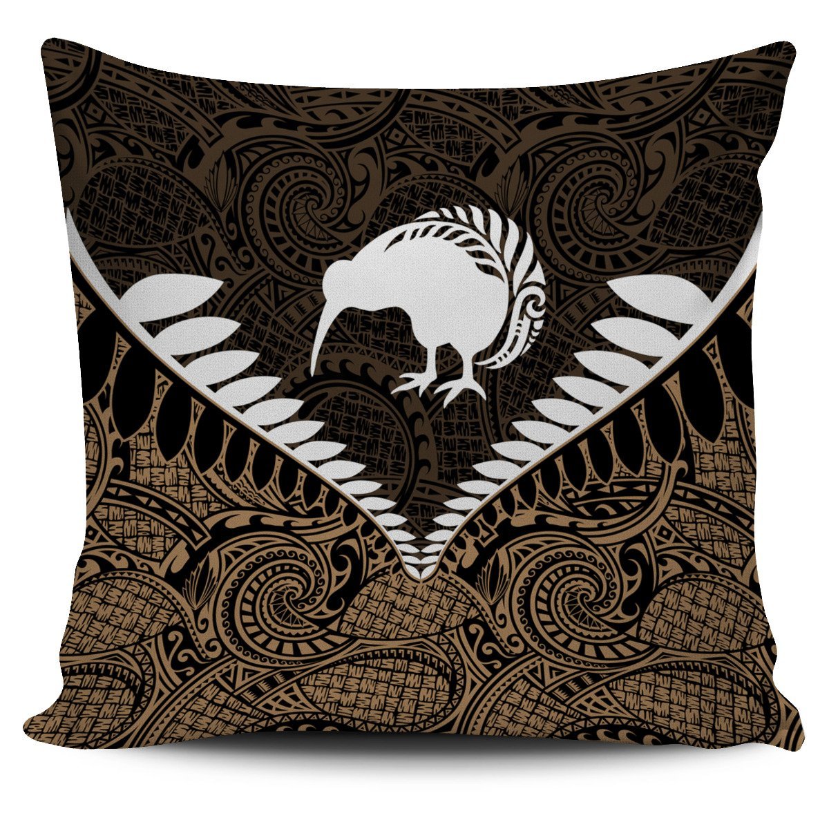 kiwi-silver-fern-classic-pillow-cover-gold