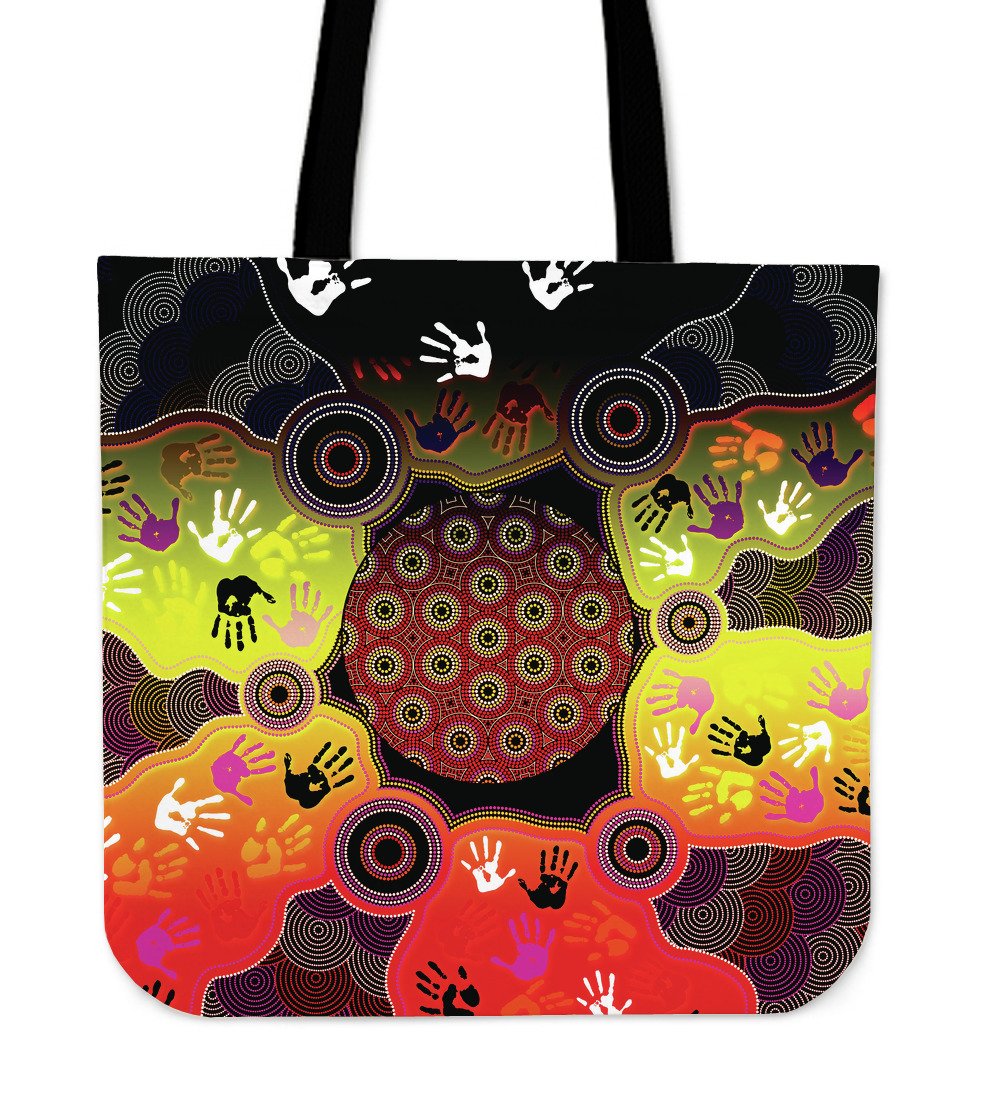 aboriginal-tote-bags-indigenous-circle-dot-painting-hand-art