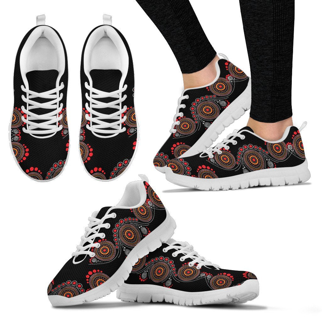 aboriginal-sneakers-circle-dot-painting
