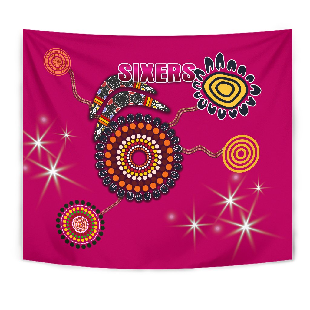 sydney-tapestry-sixers-indigenous-magenta