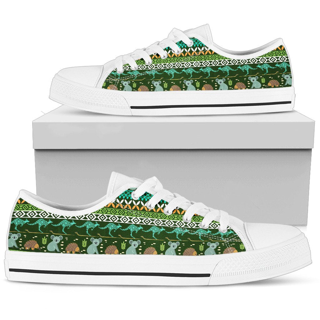 canvas-shoes-symbol-shoes-australian-animals-low-top