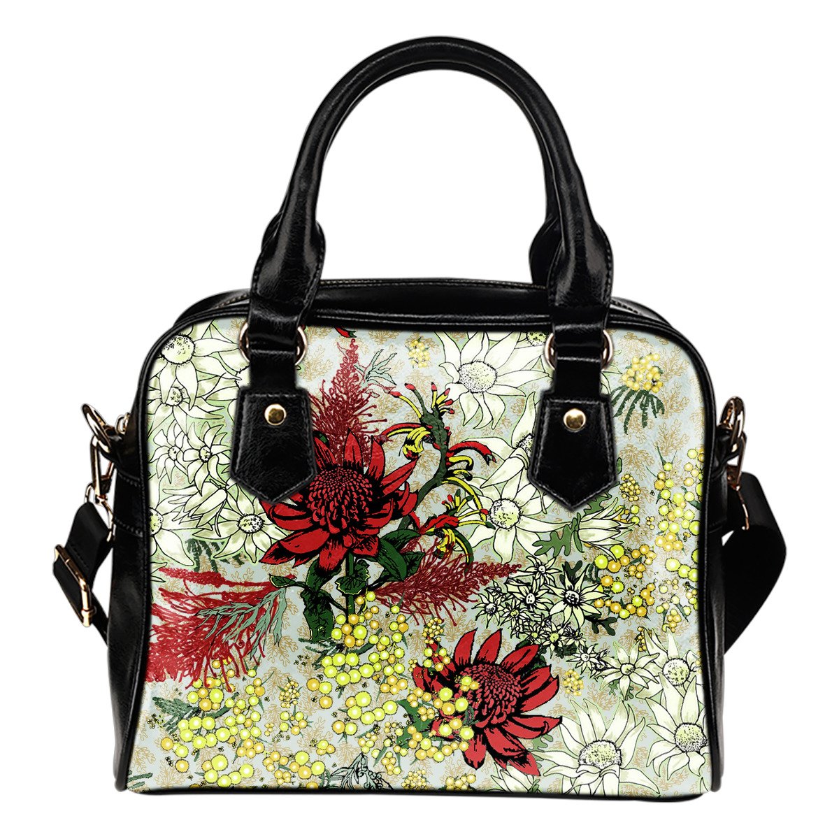 Shoulder Handbags - Native Flowers Handbags - Vibe Hoodie