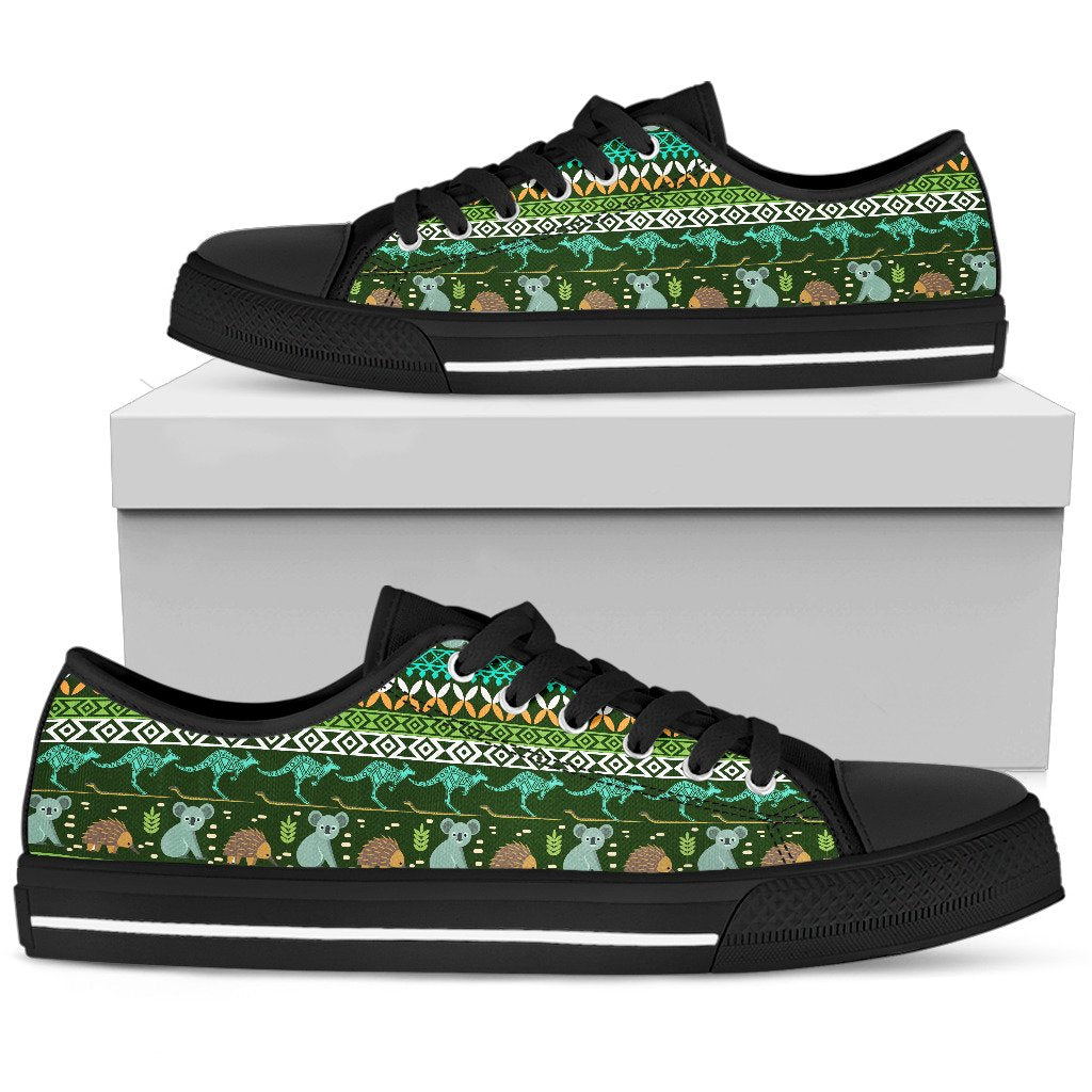 canvas-shoes-symbol-shoes-australian-animals-low-top