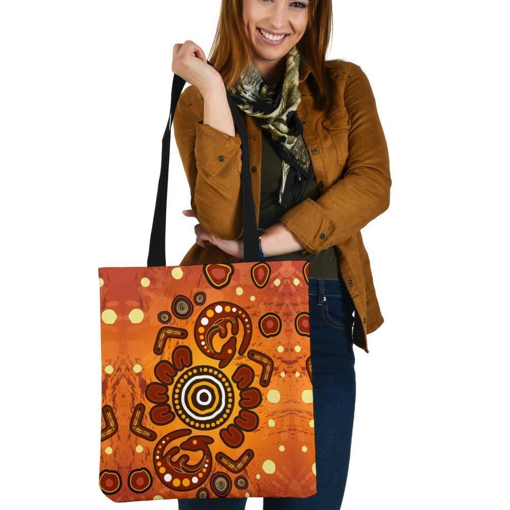 aboriginal-tote-bags-baby-kangaroo-and-dot-painting-patterns