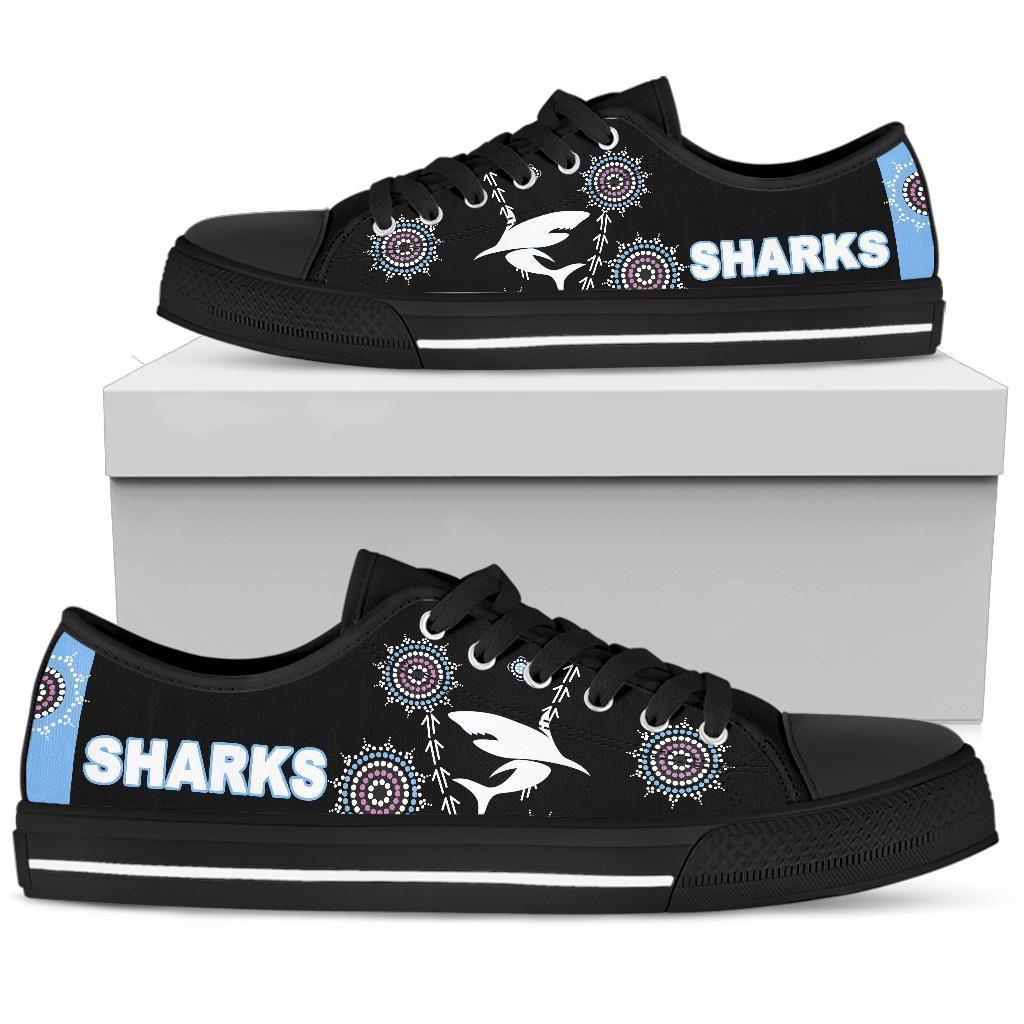 cronulla-low-top-shoe-sharks-simple-indigenous-black