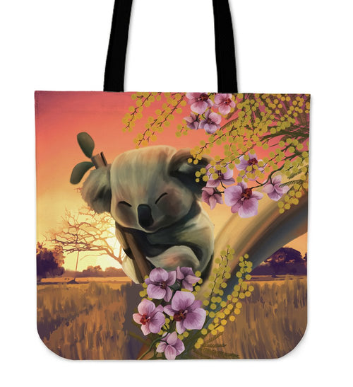 tote-bag-koala-bag-sleeping-on-tree-landscape-art-16-x-16-inches