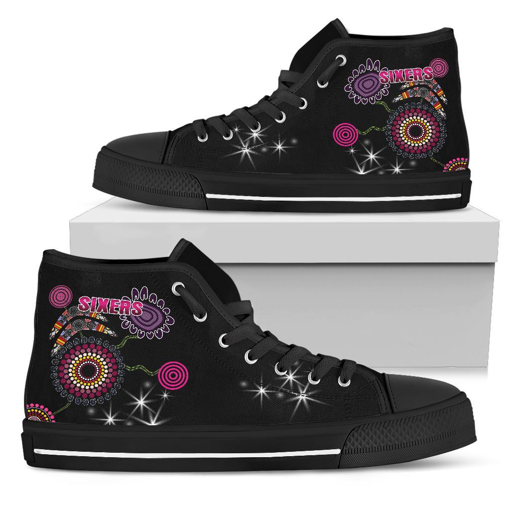 sydney-high-top-shoe-sixers-indigenous-black