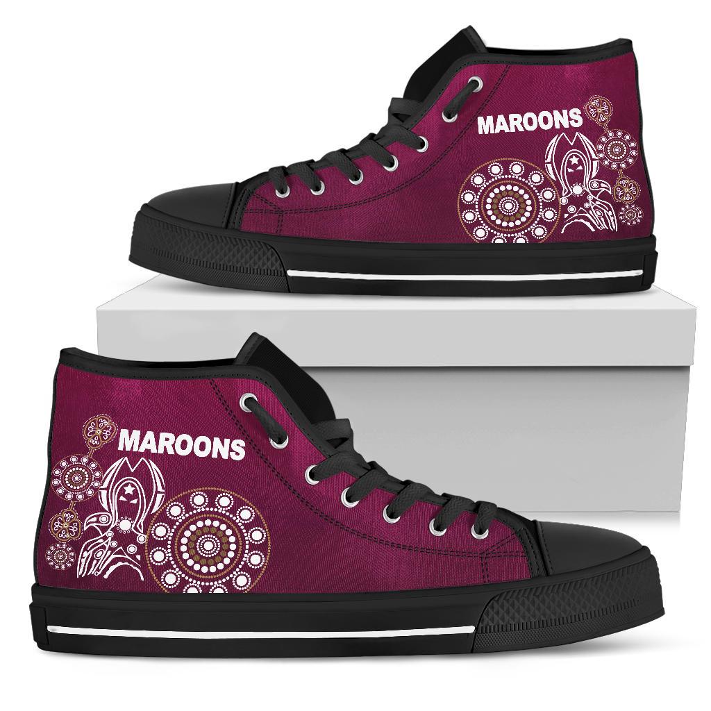 queensland-high-top-shoe-maroons-simple-indigenous