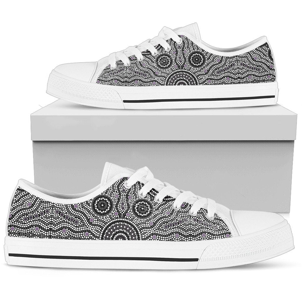 canvas-shoes-aboriginal-dot-painting-shoes-ver04-low-top