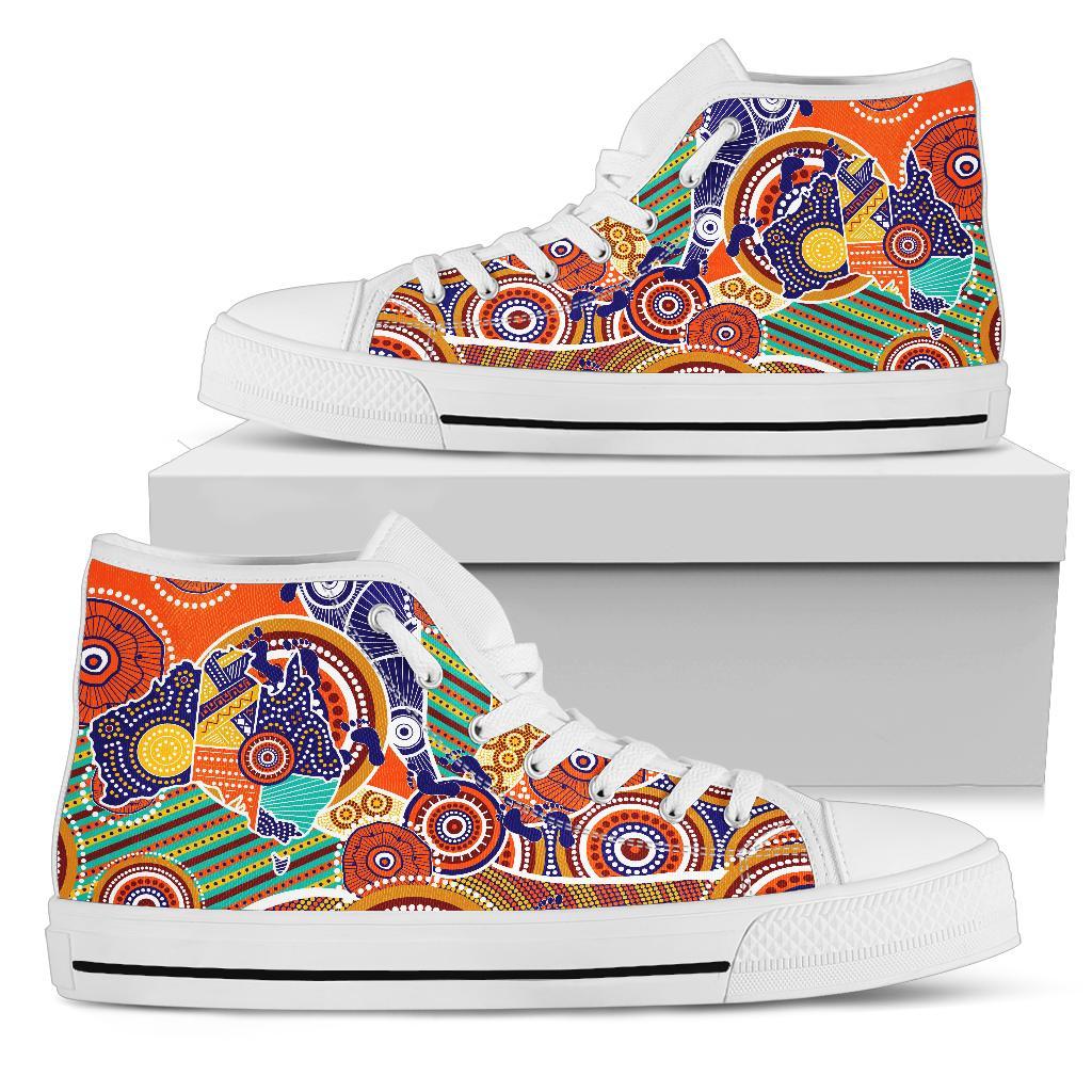 aboriginal-high-top-shoes-australian-map-dot-painting