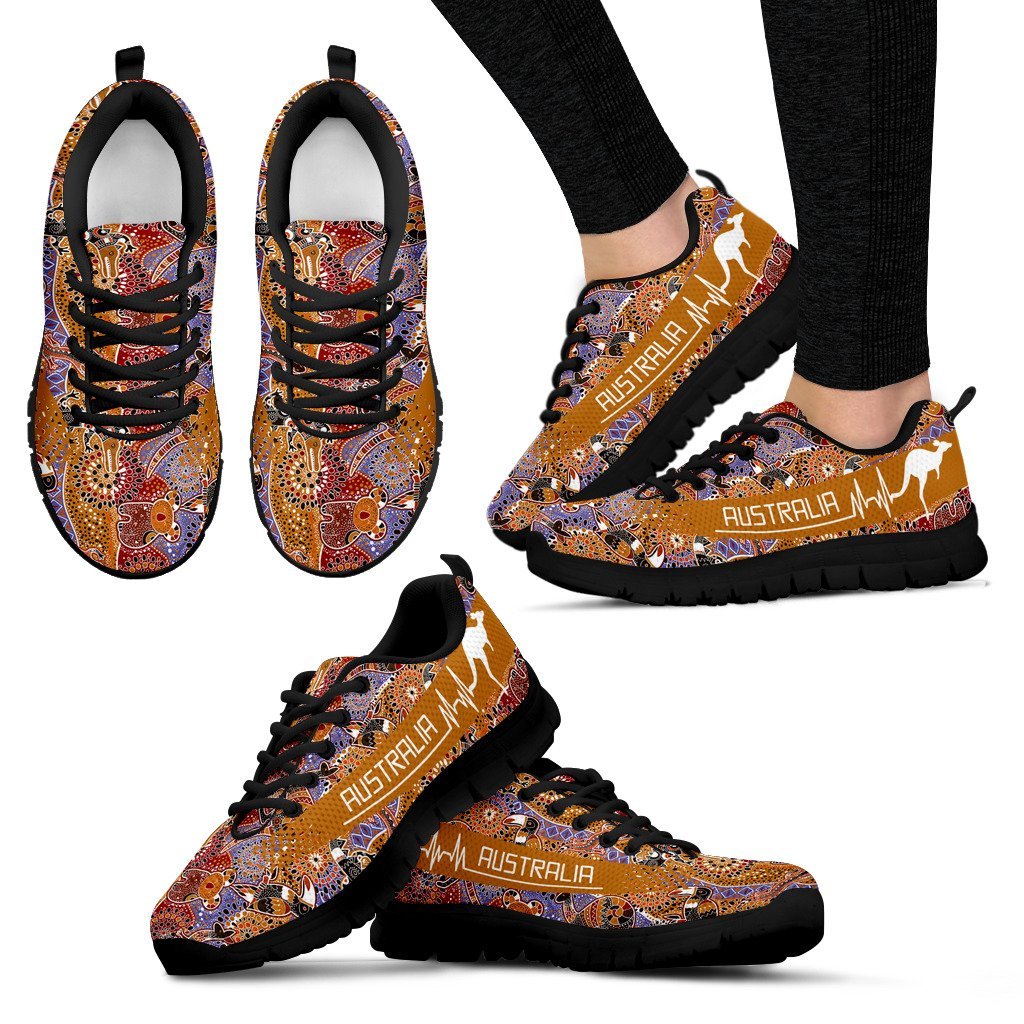 aboriginal-sneakers-kangaroo-heartbeat-koala-kookaburra-patterns