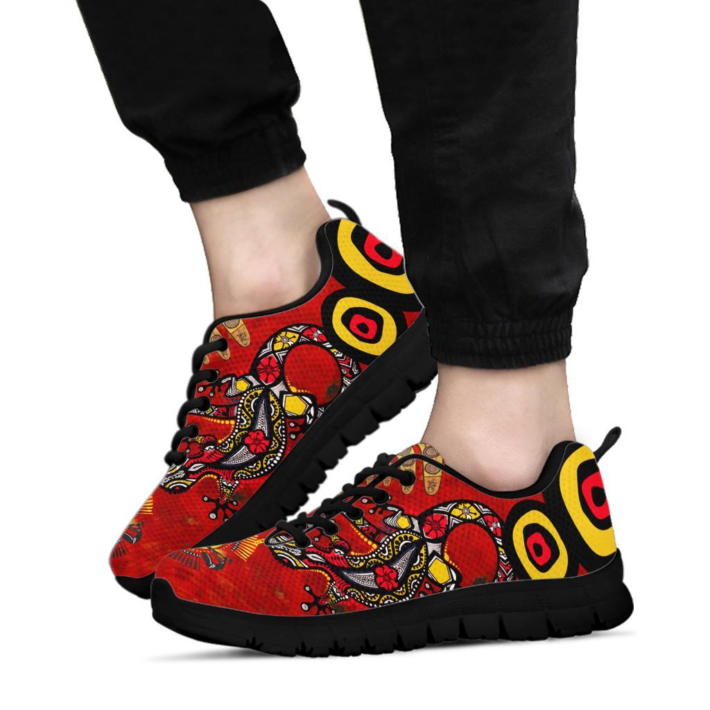 aboriginal-sneakers-lizard-and-boomerang-pattern