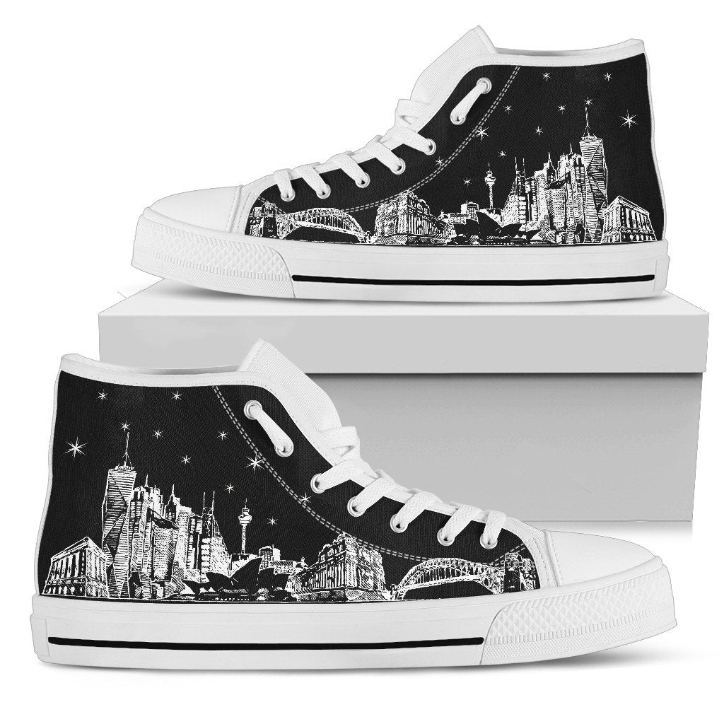 canvas-shoes-sydney-shoes-city-night-high-top