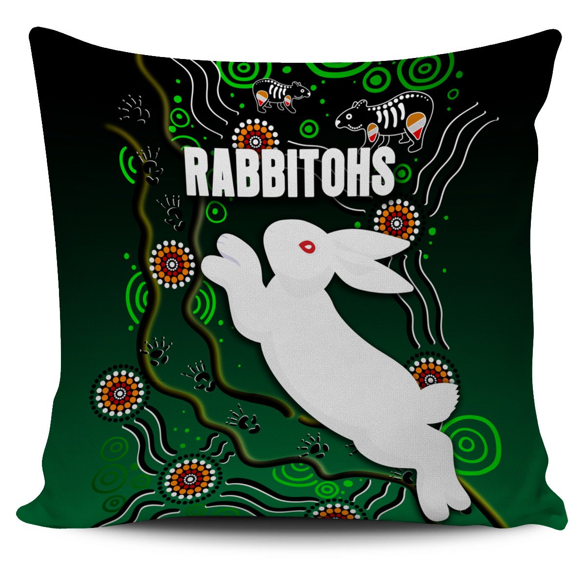 rabbitohs-pillow-covers-simple-indigenous