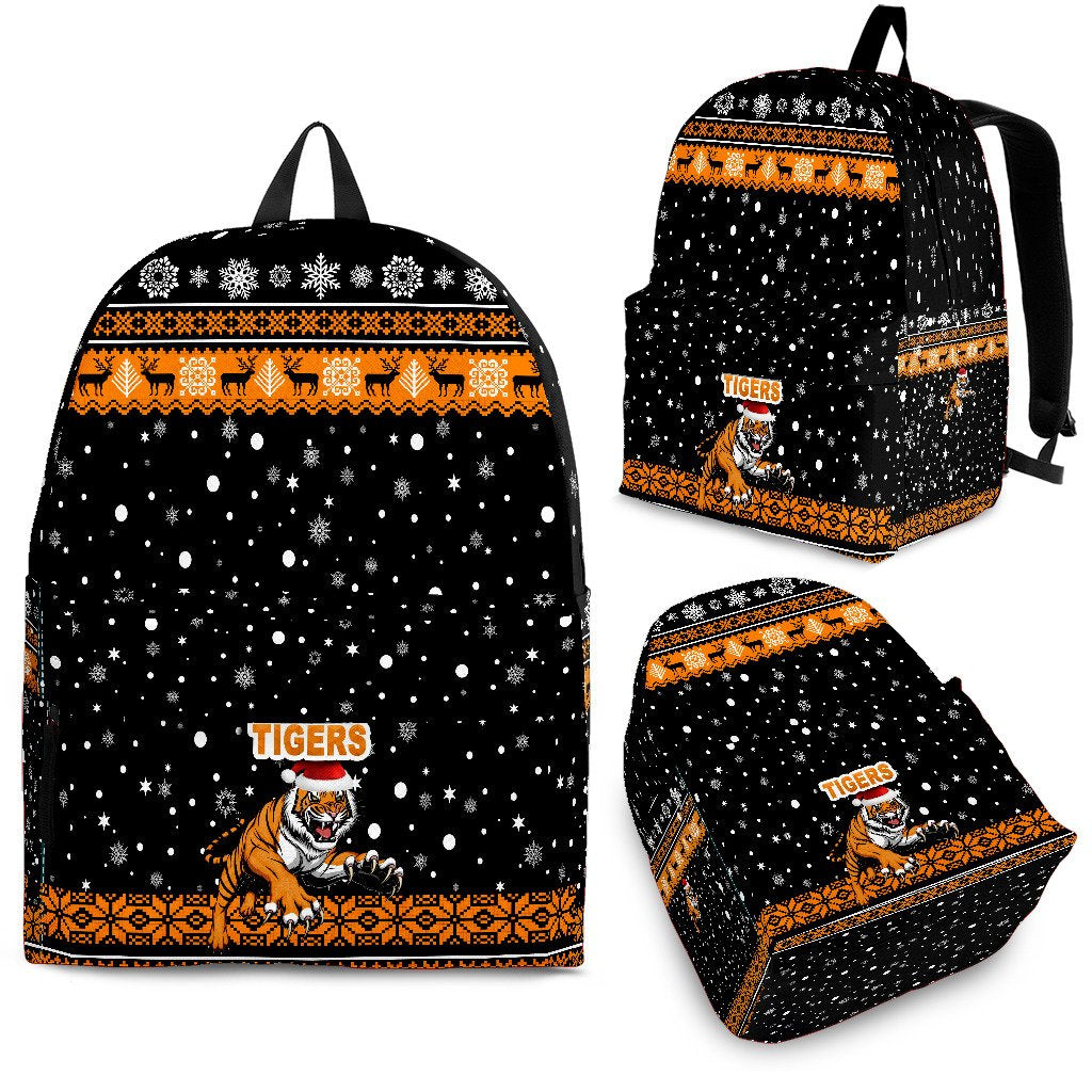 wests-christmas-backpack-tigers-unique-vibes-black