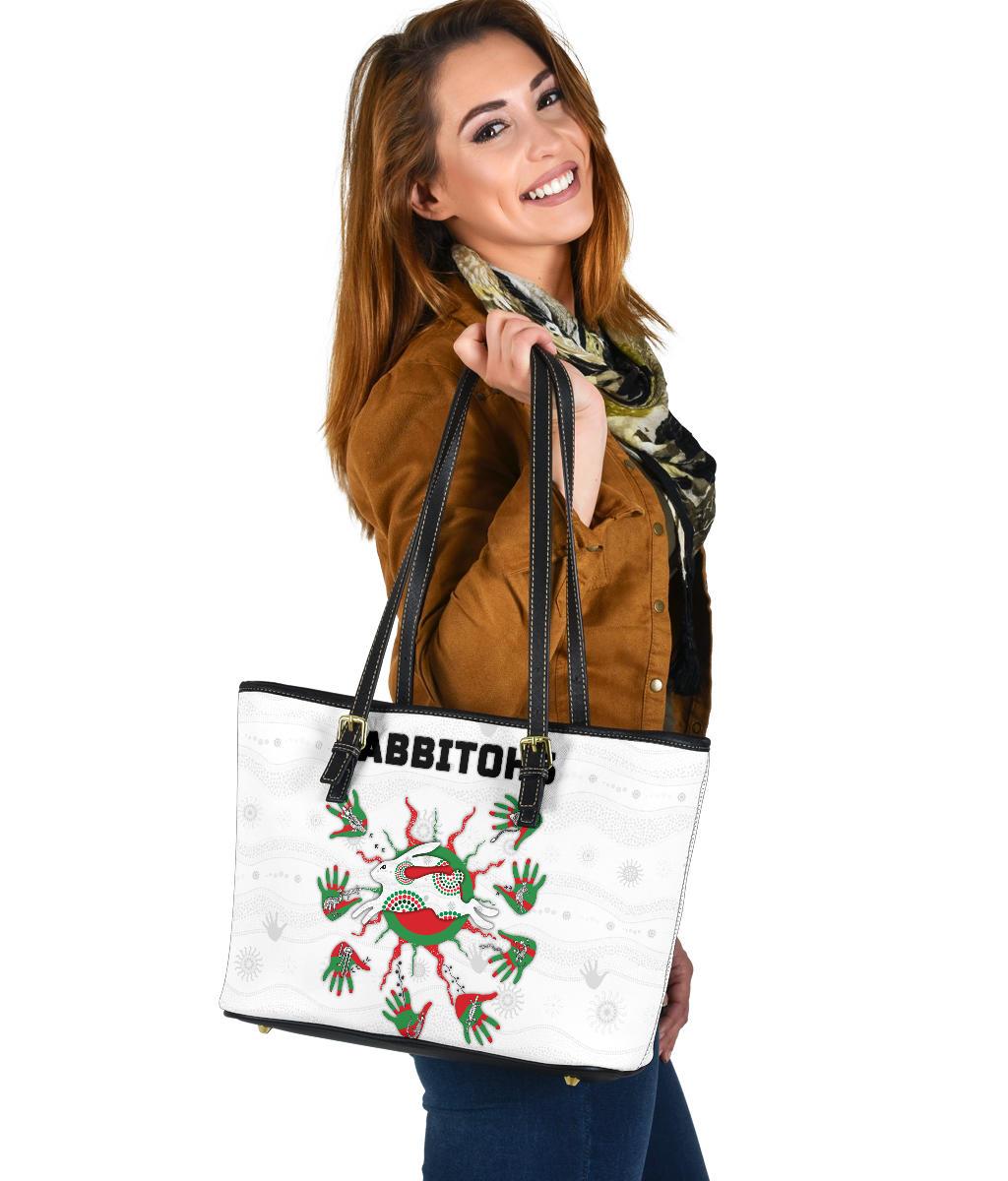 rabbitohs-indigenous-small-leather-bag-animals-aboriginal