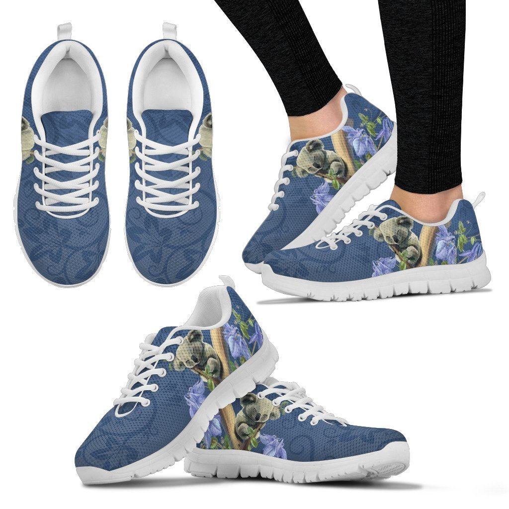 sneakers-koala-sleep-shoes-bluebell-flower-patterns-unisex
