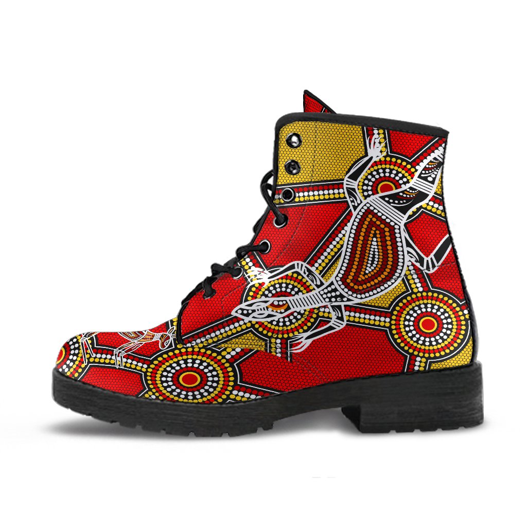 aboriginal-leather-boots-kangaroo-dot-painting-patterns
