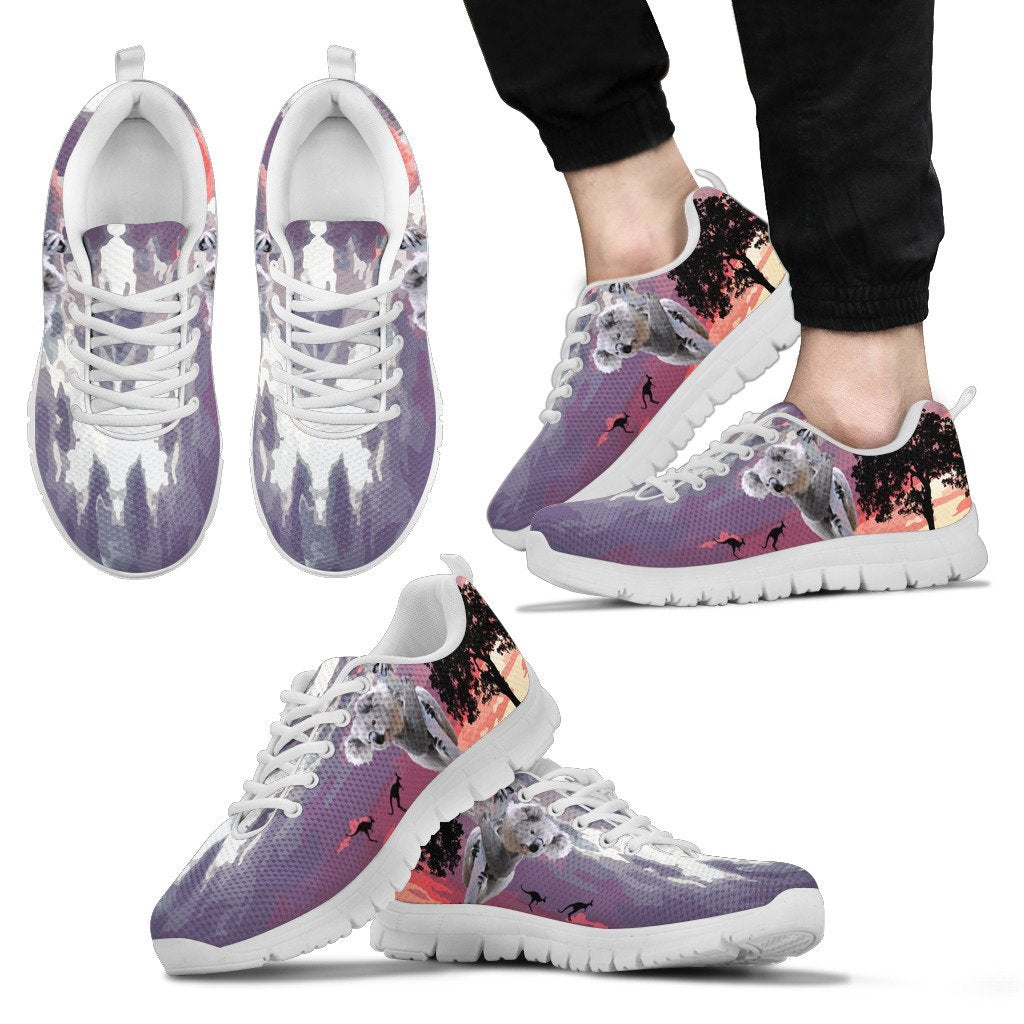 sneakers-koala-shoes-kangaroo-uluru-sunset-unisex