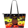 aboriginal-leather-tote-bag-indigenous-circle-dot-painting-hand-art