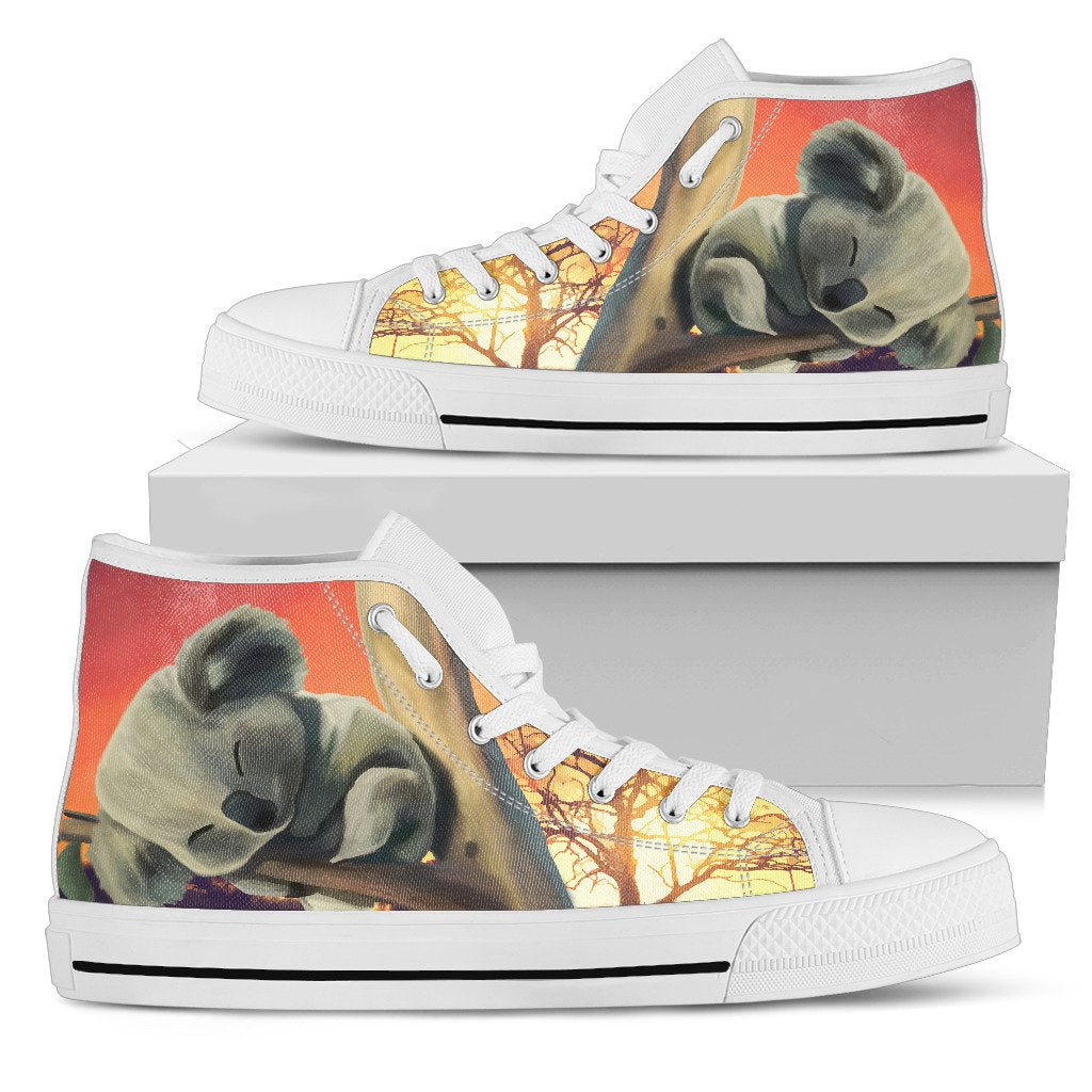canvas-shoes-koala-sleeping-shoes-high-top