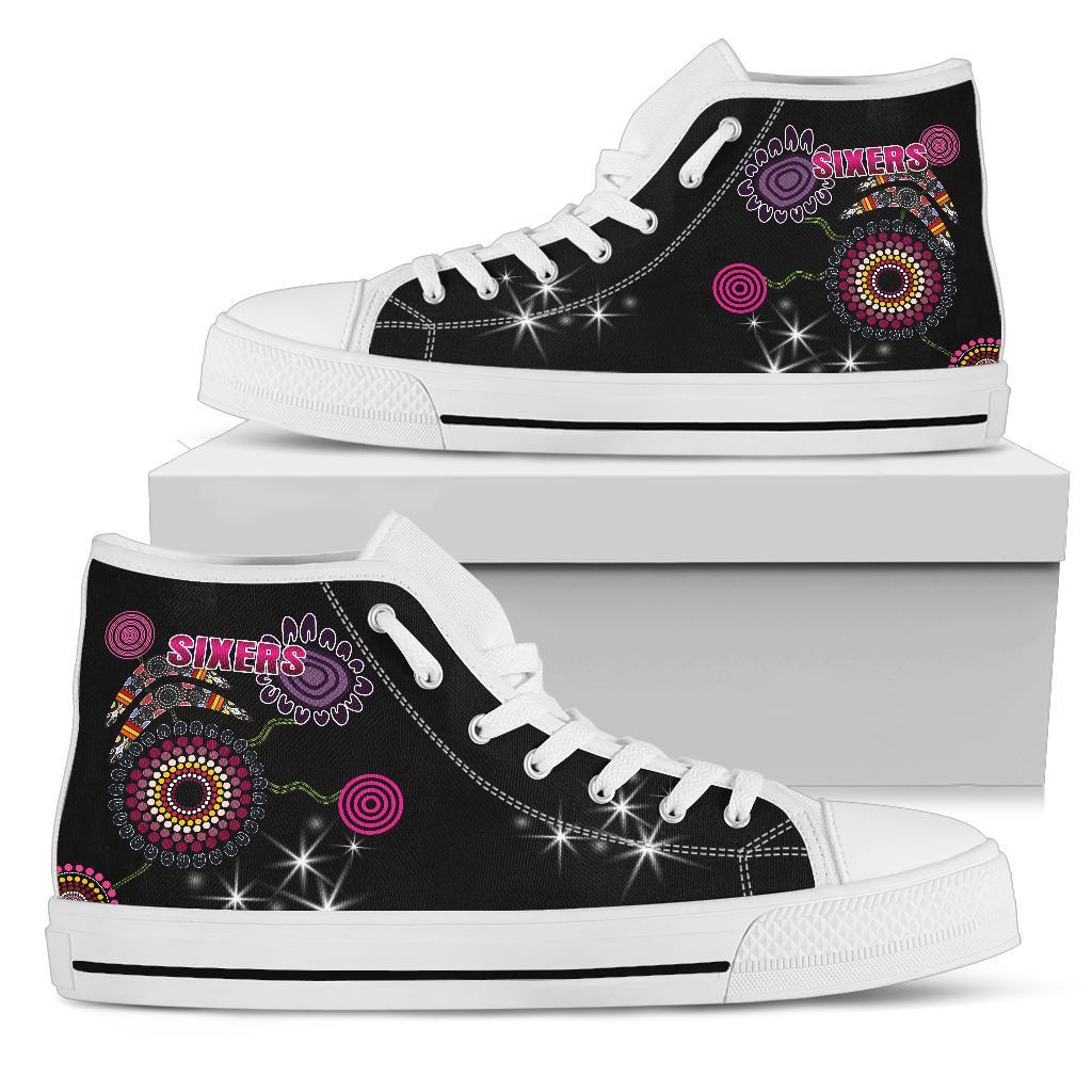 sydney-high-top-shoe-sixers-indigenous-black