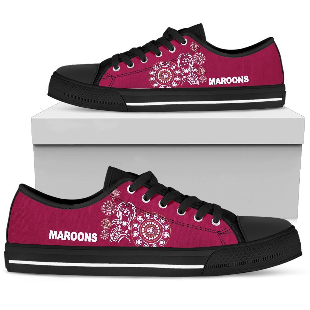 queensland-low-top-shoe-maroons-simple-indigenous
