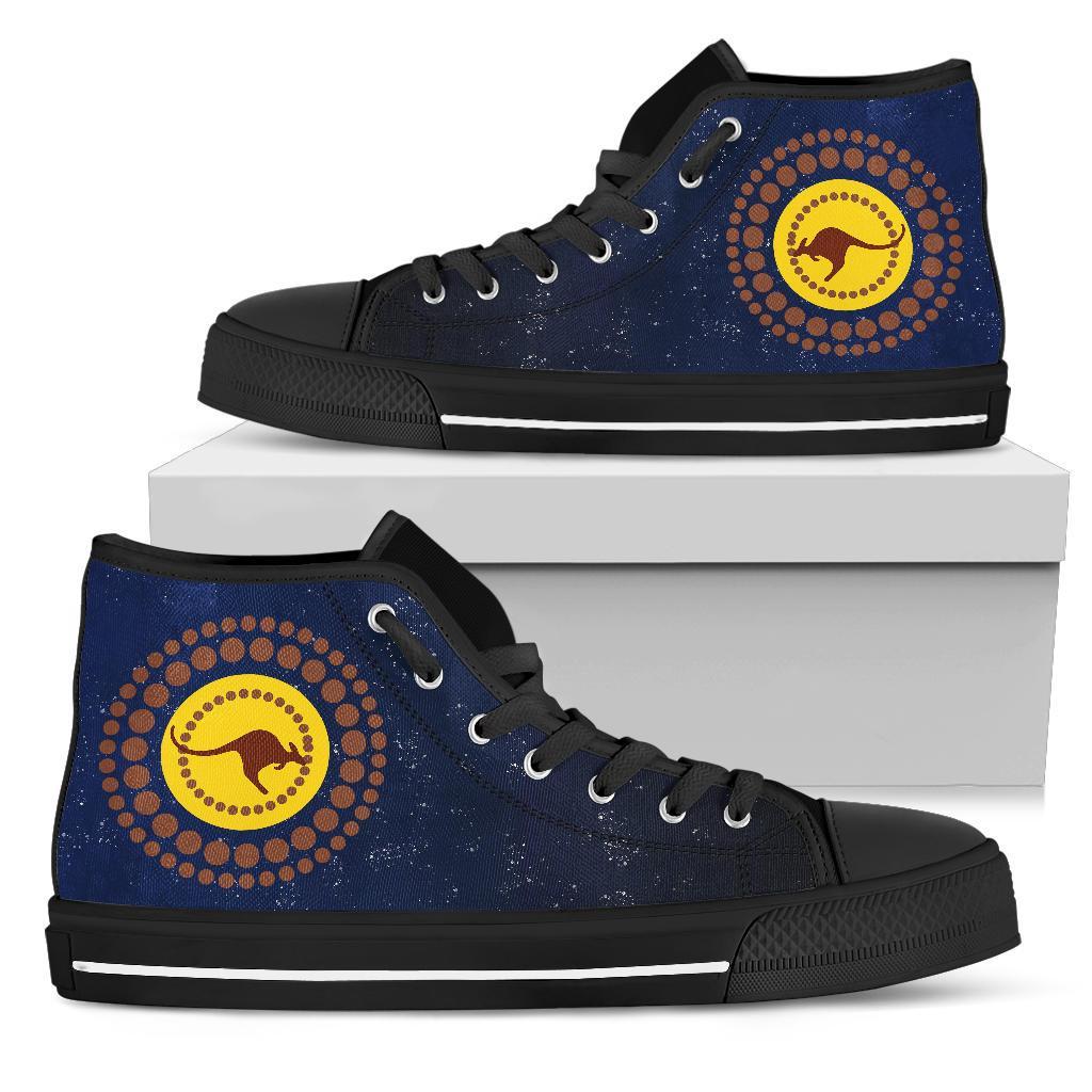 1staustralia-high-top-shoes-kangaroo-on-the-sun