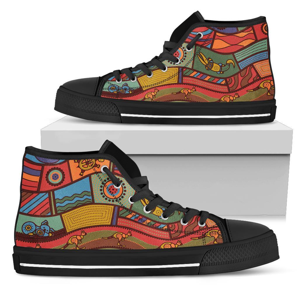 high-top-shoe-aboriginal-art-with-animals