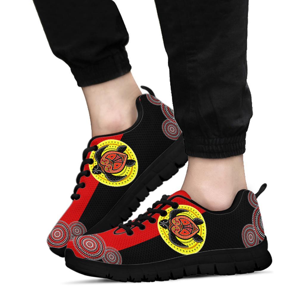 aboriginal-sneakers-turtle-patterns-circle-dot-painting